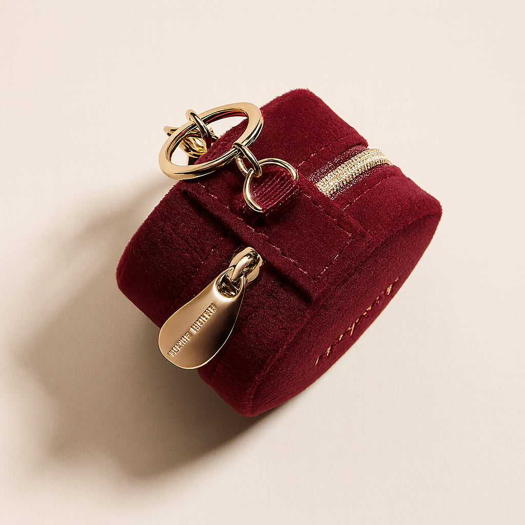 Mini Velvet Jewelry Travel Case