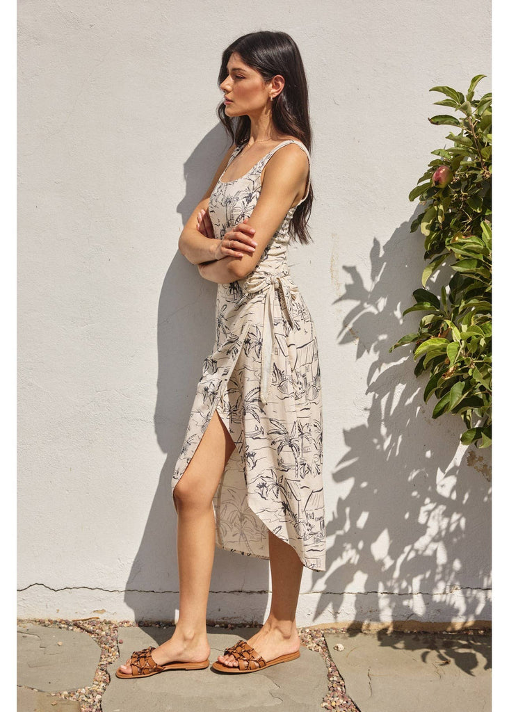 Sail Away With Me Midi Wrap Dress Sail Away With Me Midi Wrap Dress