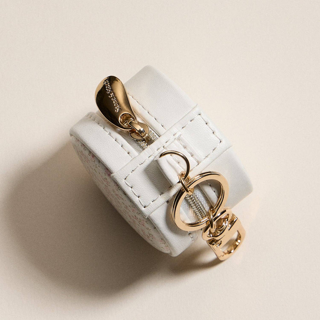 Mini Floral Jewelry Travel Case