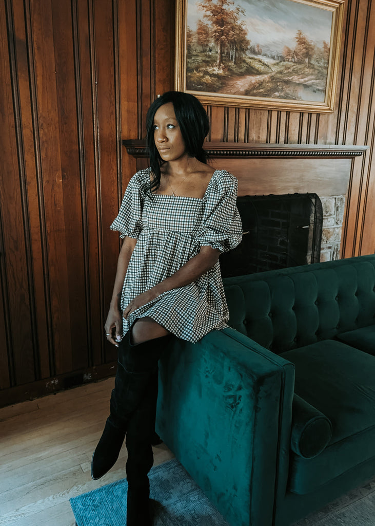 Gretchen Gingham Dress