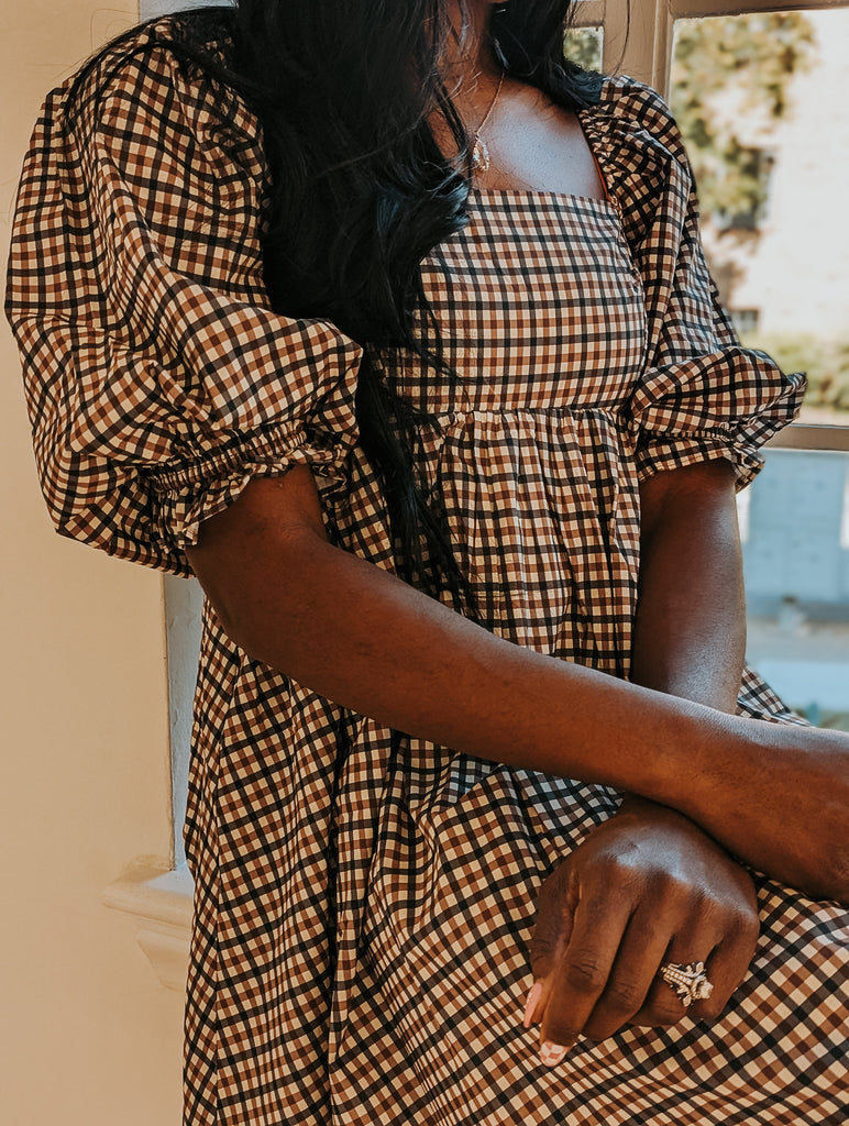 Gretchen Gingham Dress