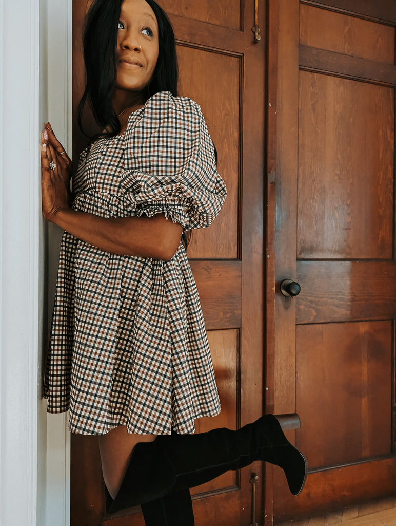Gretchen Gingham Dress
