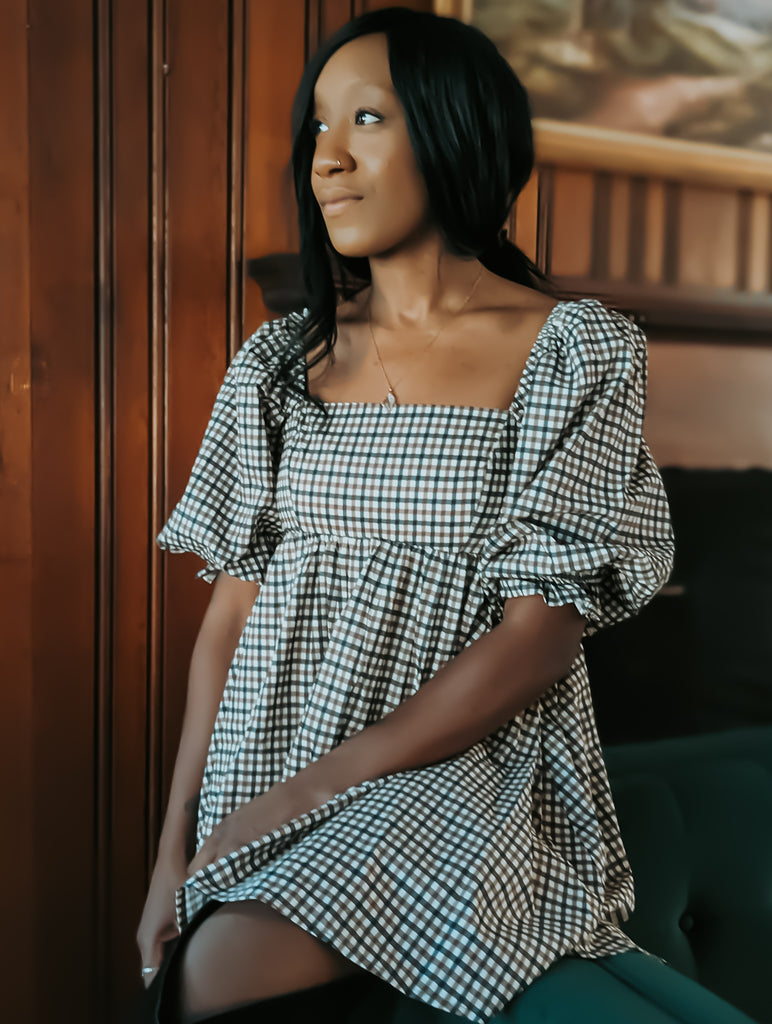Gretchen Gingham Dress