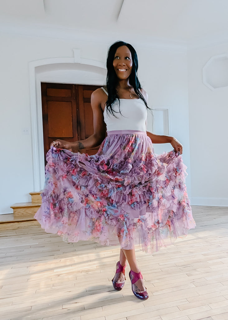 Flora Midi Skirt