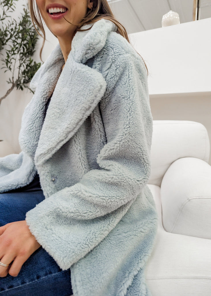Winter Sky Faux Shearling Coat